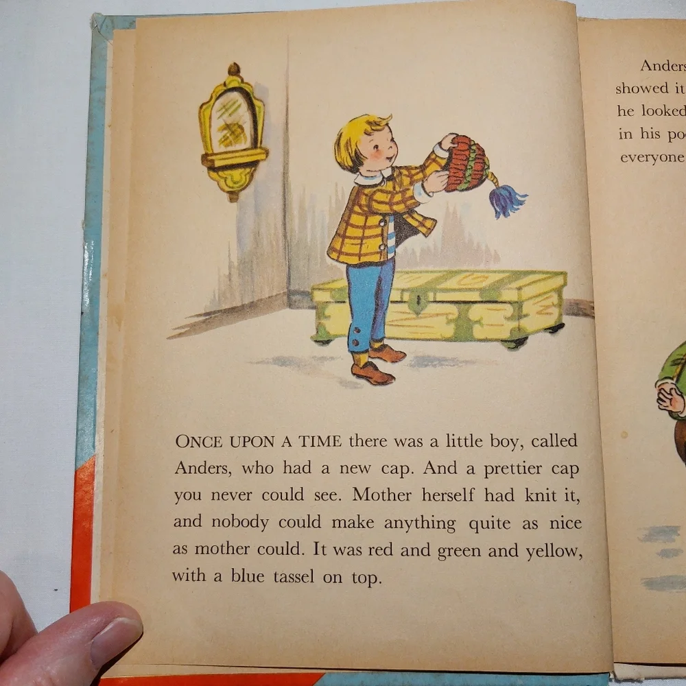 The Cap That Mother Made 1967 Vintage Book Swedish Fairy Tale
